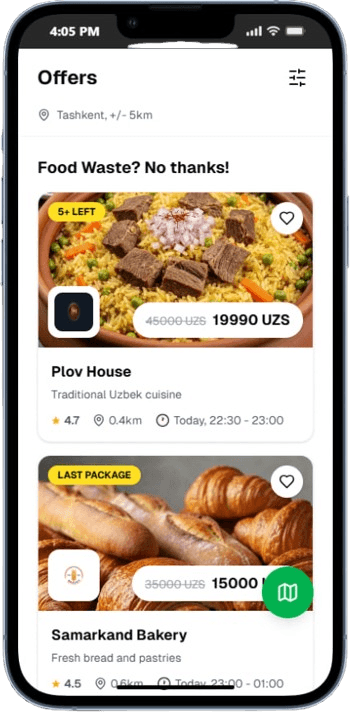 Qopchiq App Screenshot